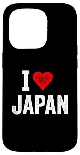 Lustiges Design Retro I Love India mit rotem Herz Hülle für iPhone 15 Pro von I love "Custom" All Country's Tee