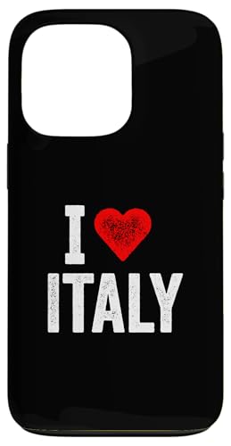 Lustiges Design Retro I Love Italy mit rotem Herz Hülle für iPhone 13 Pro von I love "Custom" All Country's Tee