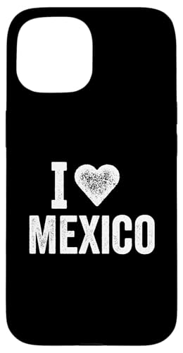 Lustiges Design Retro I Love Mexico mit rotem Herz Hülle für iPhone 15 Lustiges Design Retro I Love Mexico mit rotem Herz Hülle für iPhone 15 von I love "Custom" All Country's Tee