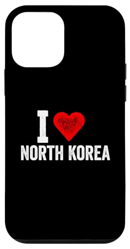 Lustiges Design Retro I Love Nordkorea mit rotem Herz Hülle für iPhone 12 mini von I love "Custom" All Country's Tee