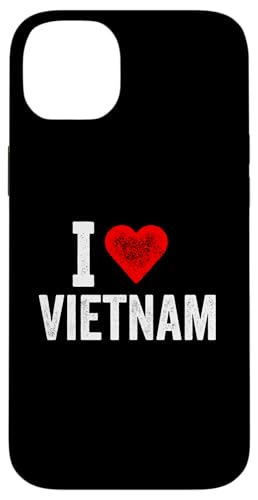 Lustiges Design Retro I Love Vietnam mit rotem Herz Hülle für iPhone 14 Plus von I love "Custom" All Country's Tee