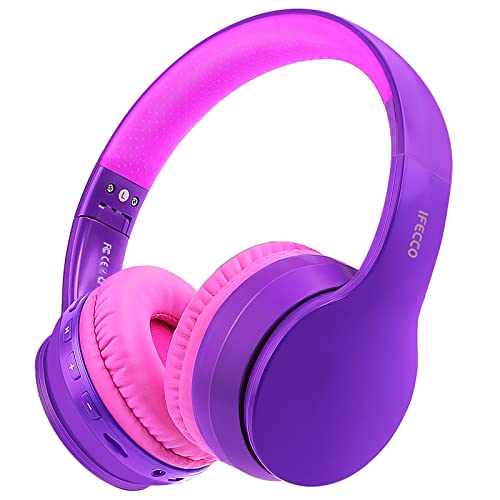 IFECCO Bluetooth 5.3 Kopfhörer Over-Ear, kopfhörer kabellos mit Eingebautem Mikrofon Micro SD/TF FM, HiFi Stereo Faltbare Wireless Headphones Kompatibel mit iPhone/iPad/Android/Laptops/PC von I love e iFecco