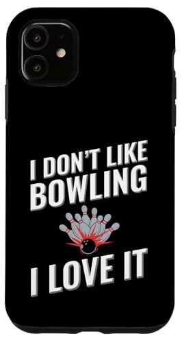 Ich mag Bowling nicht Ich liebe es Hülle für iPhone 11 von I love this sport designs