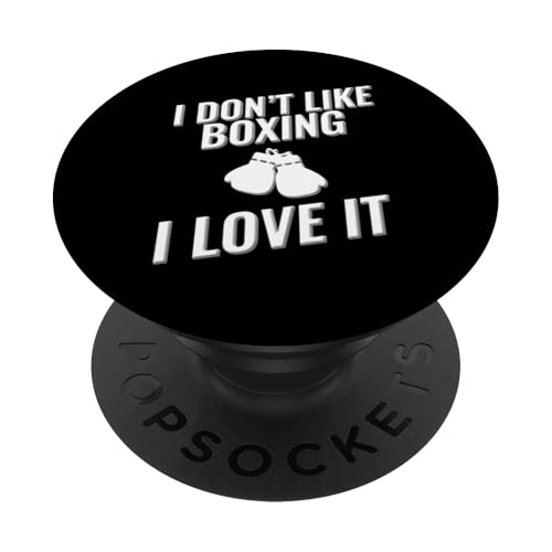 Ich mag Boxen nicht Ich liebe es PopSockets Klebender PopGrip Ich mag Boxen nicht Ich liebe es PopSockets Klebender PopGrip von I love this sport designs