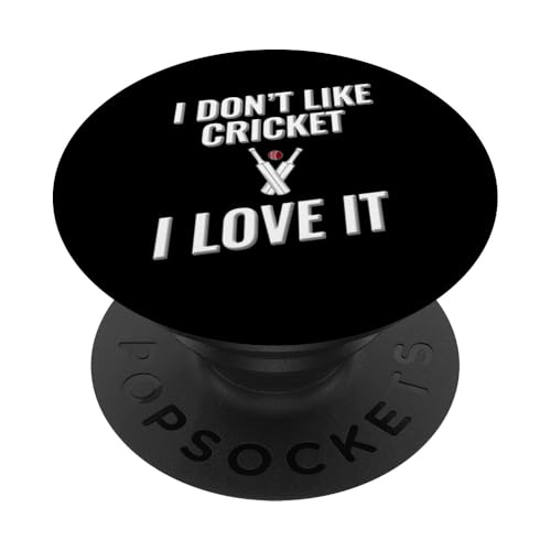 Ich mag Cricket nicht Ich liebe es PopSockets Klebender PopGrip Ich mag Cricket nicht Ich liebe es PopSockets Klebender PopGrip von I love this sport designs