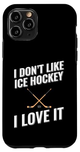 Ich mag Eishockey nicht Ich liebe es Hülle für iPhone 11 Pro von I love this sport designs