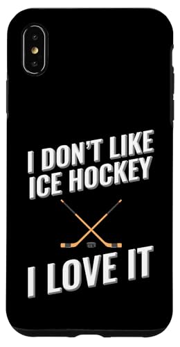 Ich mag Eishockey nicht Ich liebe es Hülle für iPhone XS Max von I love this sport designs