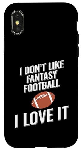 Ich mag Fantasy Football nicht Ich liebe es Hülle für iPhone X/XS von I love this sport designs