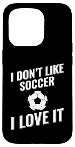 Ich mag Fußball nicht, ich liebe es Hülle für iPhone 15 Pro von I love this sport designs