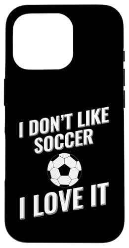 Ich mag Fußball nicht, ich liebe es Hülle für iPhone 16 Pro von I love this sport designs