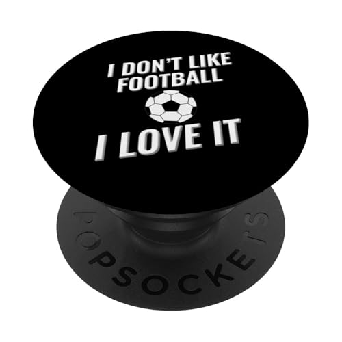 Ich mag Fußball nicht - Fußball Ich liebe ihn PopSockets Klebender PopGrip Ich mag Fußball nicht - Fußball Ich liebe ihn PopSockets Klebender PopGrip von I love this sport designs