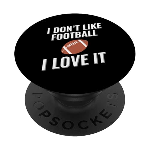 Ich mag Fußball nicht - Gridiron Ich liebe es PopSockets Klebender PopGrip Ich mag Fußball nicht - Gridiron Ich liebe es PopSockets Klebender PopGrip von I love this sport designs