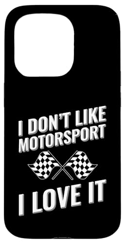 Ich mag Motorsport nicht Ich liebe es Hülle für iPhone 15 Pro von I love this sport designs