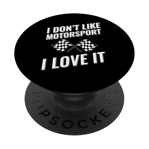 Ich mag Motorsport nicht Ich liebe es PopSockets Klebender PopGrip von I love this sport designs