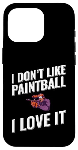 Ich mag Paintball nicht, ich liebe es Hülle für iPhone 16 Pro von I love this sport designs