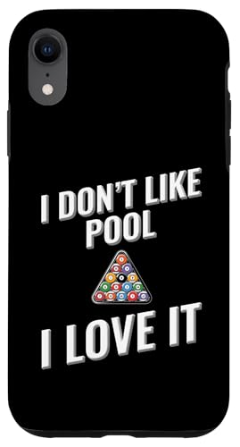 Ich mag Pool nicht Ich liebe ihn Hülle für iPhone XR von I love this sport designs