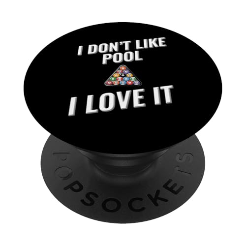 Ich mag Pool nicht Ich liebe ihn PopSockets Klebender PopGrip Ich mag Pool nicht Ich liebe ihn PopSockets Klebender PopGrip von I love this sport designs