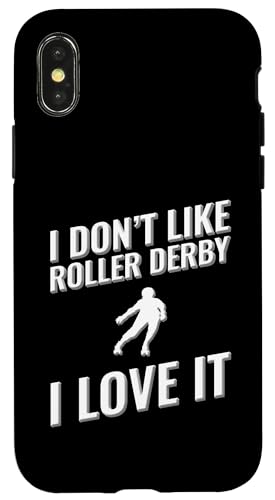 Ich mag Roller Derby nicht Ich liebe es Hülle für iPhone X/XS von I love this sport designs