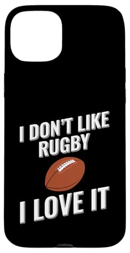 Ich mag Rugby nicht, ich liebe es Hülle für iPhone 15 Plus von I love this sport designs