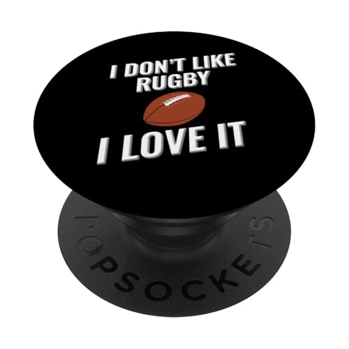 Ich mag Rugby nicht, ich liebe es PopSockets Klebender PopGrip von I love this sport designs