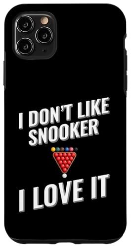 Ich mag Snooker nicht Ich liebe es Hülle für iPhone 11 Pro Max von I love this sport designs