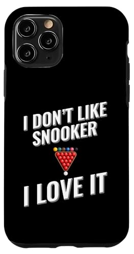 Ich mag Snooker nicht Ich liebe es Hülle für iPhone 11 Pro von I love this sport designs