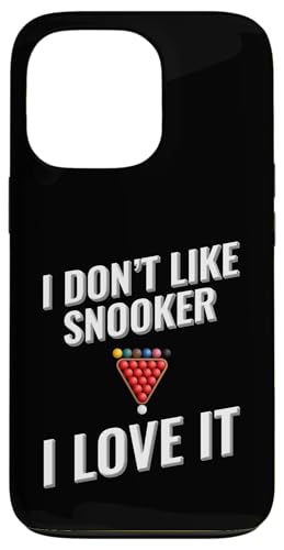 Ich mag Snooker nicht Ich liebe es Hülle für iPhone 13 Pro von I love this sport designs