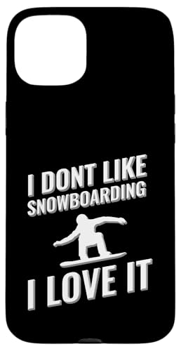 Ich mag Snowboarden nicht Ich liebe es Hülle für iPhone 15 Plus von I love this sport designs