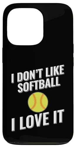 Ich mag Softball nicht Ich liebe es Hülle für iPhone 13 Pro von I love this sport designs