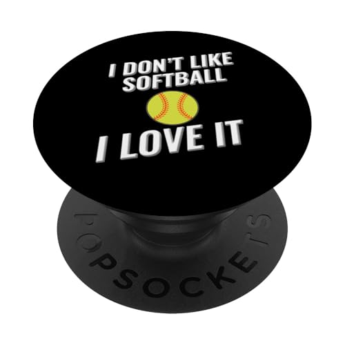 Ich mag Softball nicht Ich liebe es PopSockets Klebender PopGrip Ich mag Softball nicht Ich liebe es PopSockets Klebender PopGrip von I love this sport designs