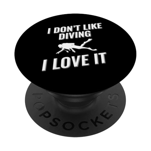 Ich mag Tauchen nicht Ich liebe es PopSockets Klebender PopGrip Ich mag Tauchen nicht Ich liebe es PopSockets Klebender PopGrip von I love this sport designs