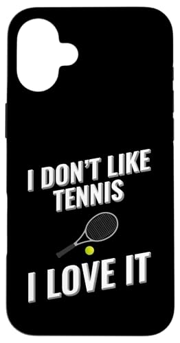 Ich mag Tennis nicht Ich liebe es Hülle für iPhone 16 Plus von I love this sport designs