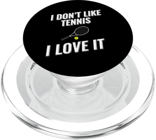 Ich mag Tennis nicht Ich liebe es PopSockets PopGrip für MagSafe von I love this sport designs