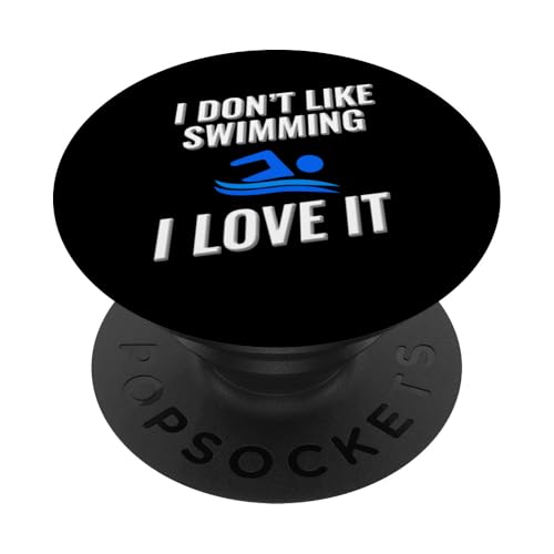 Ich mag nicht schwimmen Ich liebe es PopSockets Klebender PopGrip Ich mag nicht schwimmen Ich liebe es PopSockets Klebender PopGrip von I love this sport designs