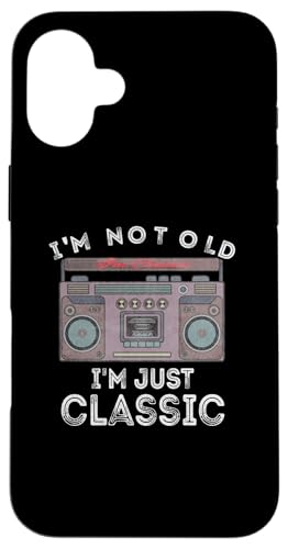 Classic Radio Kassettenspieler 80er 90er Elektronik Hülle für iPhone 16 Plus Classic Radio Kassettenspieler 80er 90er Elektronik Hülle für iPhone 16 Plus von I'm Not Old I'm Classic Radio Cassette