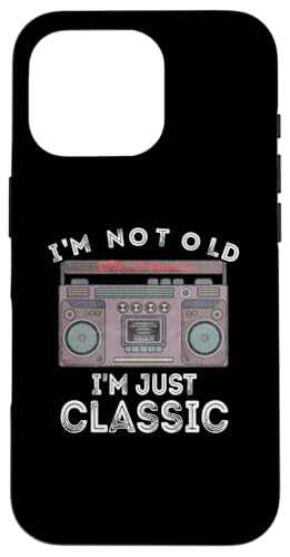 Classic Radio Kassettenspieler 80er 90er Elektronik Hülle für iPhone 16 Pro Classic Radio Kassettenspieler 80er 90er Elektronik Hülle für iPhone 16 Pro von I'm Not Old I'm Classic Radio Cassette