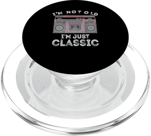 Classic Radio Kassettenspieler 80er 90er Elektronik PopSockets PopGrip für MagSafe Classic Radio Kassettenspieler 80er 90er Elektronik PopSockets PopGrip für MagSafe von I'm Not Old I'm Classic Radio Cassette