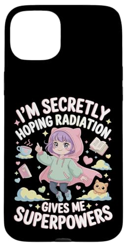 Ich hoffe insgeheim, dass Strahlung mir Superkräfte verleiht Cat Girl Hülle für iPhone 15 Plus Ich hoffe insgeheim, dass Strahlung mir Superkräfte verleiht Cat Girl Hülle für iPhone 15 Plus von I'm Secretly Hoping Radiation Gives Me Superpowers