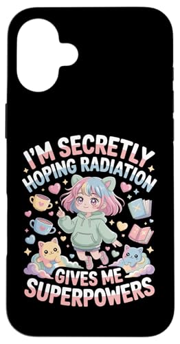 Ich hoffe insgeheim, dass Strahlung mir Superkräfte verleiht Cat Pet Hülle für iPhone 16 Plus Ich hoffe insgeheim, dass Strahlung mir Superkräfte verleiht Cat Pet Hülle für iPhone 16 Plus von I'm Secretly Hoping Radiation Gives Me Superpowers