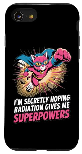 Ich hoffe insgeheim, dass Strahlung mir Superkräfte verleiht Cat Pet Hülle für iPhone SE (2020) / 7 / 8 von I'm Secretly Hoping Radiation Gives Me Superpowers