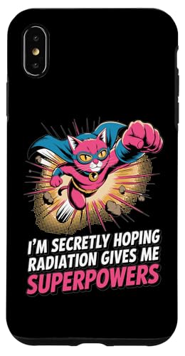 Ich hoffe insgeheim, dass Strahlung mir Superkräfte verleiht Cat Pet Hülle für iPhone XS Max Ich hoffe insgeheim, dass Strahlung mir Superkräfte verleiht Cat Pet Hülle für iPhone XS Max von I'm Secretly Hoping Radiation Gives Me Superpowers