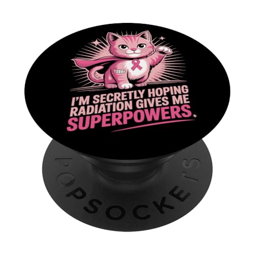 Ich hoffe insgeheim, dass Strahlung mir Superkräfte verleiht Cat Pet PopSockets Klebender PopGrip Ich hoffe insgeheim, dass Strahlung mir Superkräfte verleiht Cat Pet PopSockets Klebender PopGrip von I'm Secretly Hoping Radiation Gives Me Superpowers