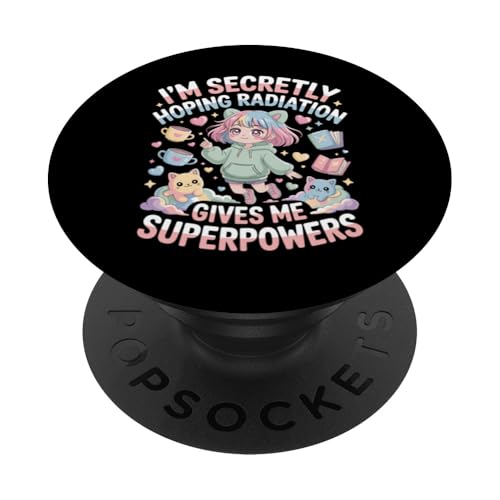 Ich hoffe insgeheim, dass Strahlung mir Superkräfte verleiht Cat Pet PopSockets Klebender PopGrip Ich hoffe insgeheim, dass Strahlung mir Superkräfte verleiht Cat Pet PopSockets Klebender PopGrip von I'm Secretly Hoping Radiation Gives Me Superpowers