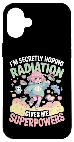Ich hoffe insgeheim, dass Strahlung mir Superkräfte verleiht Hülle für iPhone 16 Plus Ich hoffe insgeheim, dass Strahlung mir Superkräfte verleiht Hülle für iPhone 16 Plus von I'm Secretly Hoping Radiation Gives Me Superpowers