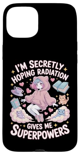Ich hoffe insgeheim, dass Strahlung mir Superkräfte verleiht Krebs Hülle für iPhone 15 Plus Ich hoffe insgeheim, dass Strahlung mir Superkräfte verleiht Krebs Hülle für iPhone 15 Plus von I'm Secretly Hoping Radiation Gives Me Superpowers