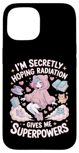 Ich hoffe insgeheim, dass Strahlung mir Superkräfte verleiht Krebs Hülle für iPhone 15 Ich hoffe insgeheim, dass Strahlung mir Superkräfte verleiht Krebs Hülle für iPhone 15 von I'm Secretly Hoping Radiation Gives Me Superpowers