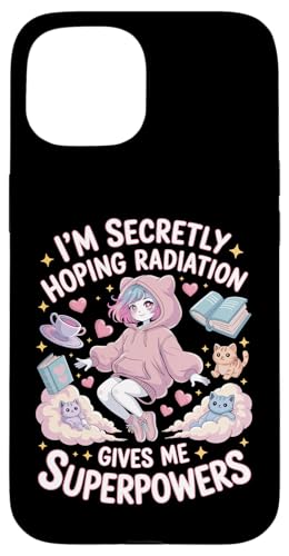 Ich hoffe insgeheim, dass Strahlung mir Superkräfte verleiht Krebs Hülle für iPhone 15 Ich hoffe insgeheim, dass Strahlung mir Superkräfte verleiht Krebs Hülle für iPhone 15 von I'm Secretly Hoping Radiation Gives Me Superpowers