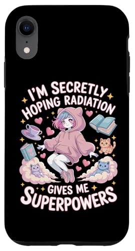 Ich hoffe insgeheim, dass Strahlung mir Superkräfte verleiht Krebs Hülle für iPhone XR Ich hoffe insgeheim, dass Strahlung mir Superkräfte verleiht Krebs Hülle für iPhone XR von I'm Secretly Hoping Radiation Gives Me Superpowers