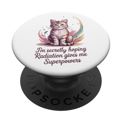 Ich hoffe insgeheim, dass Strahlung mir Superkräfte verleiht Krebs PopSockets Klebender PopGrip Ich hoffe insgeheim, dass Strahlung mir Superkräfte verleiht Krebs PopSockets Klebender PopGrip von I'm Secretly Hoping Radiation Gives Me Superpowers