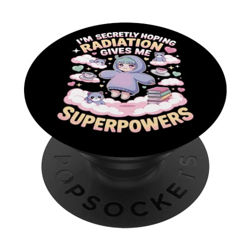 Ich hoffe insgeheim, dass Strahlung mir Superkräfte verleiht Krebs PopSockets Klebender PopGrip Ich hoffe insgeheim, dass Strahlung mir Superkräfte verleiht Krebs PopSockets Klebender PopGrip von I'm Secretly Hoping Radiation Gives Me Superpowers